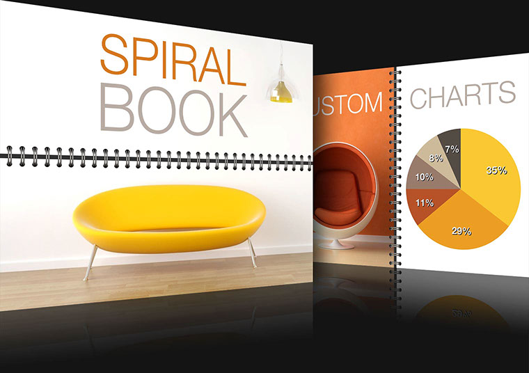 Spiral Book Keynote theme for Mac